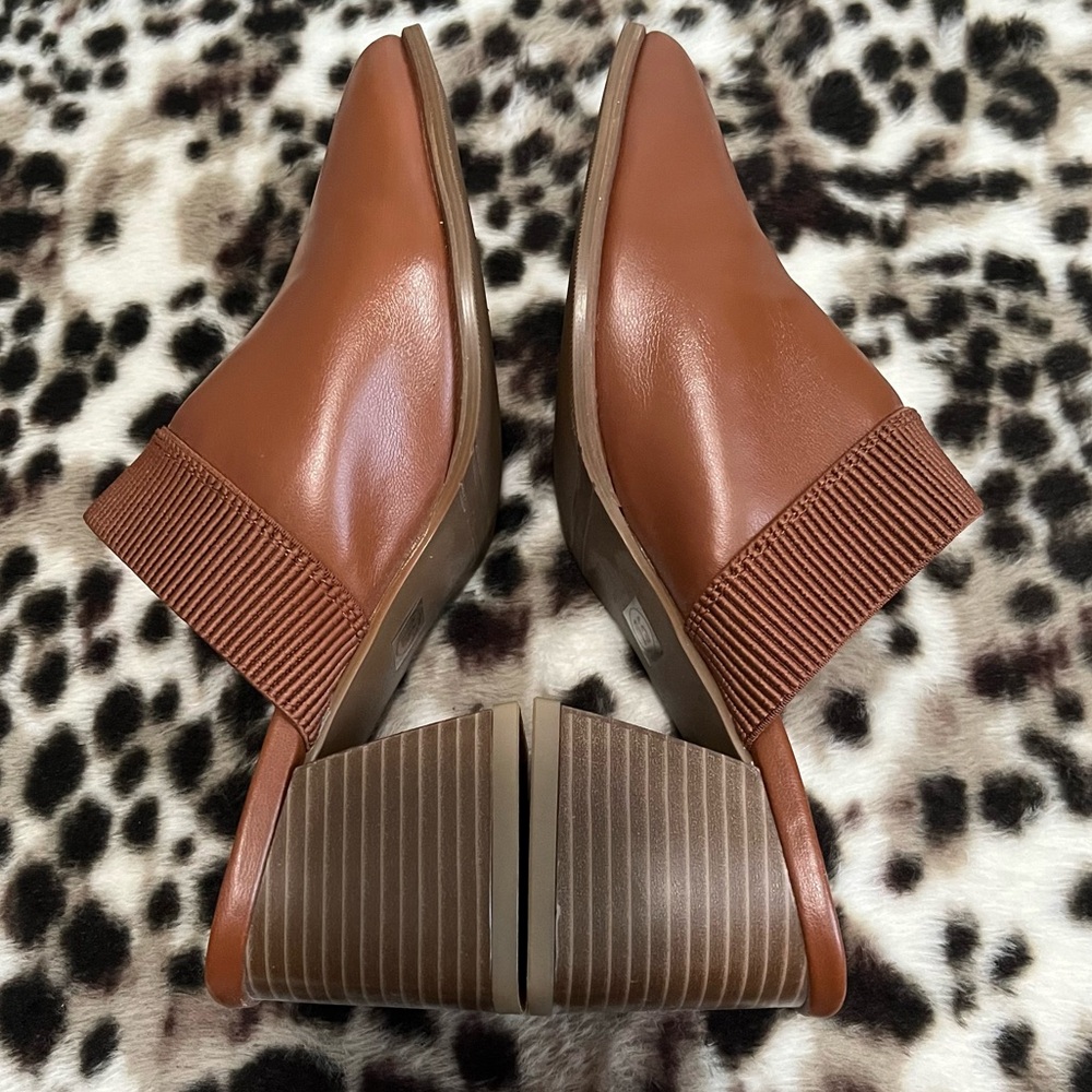 Anne Klein size 7.5 women’s slip on wedge mules - Picture 5 of 13